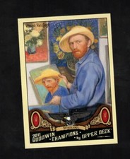 2011 UPPER DECK GOODWIN CHAMPIONS VINCENT VAN GOGH #197 ARTIST