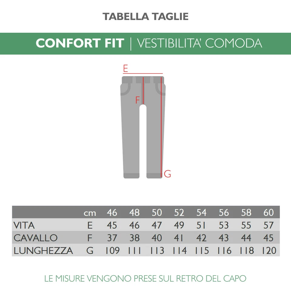 Jeans Uomo Comodo Regular Fit Pantaloni invernali Elasticizzati Comfort VEQUE - Immagine 2 di 4