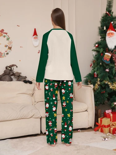 Family Matching Christmas Pyjamas Adult Kids Xmas Nightwear Pajamas Pjs Set - Picture 4 of 7