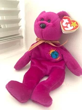 TY Beanie Baby Millennium Bear: Rare Errors on Heart and Tush Tags: Collectable