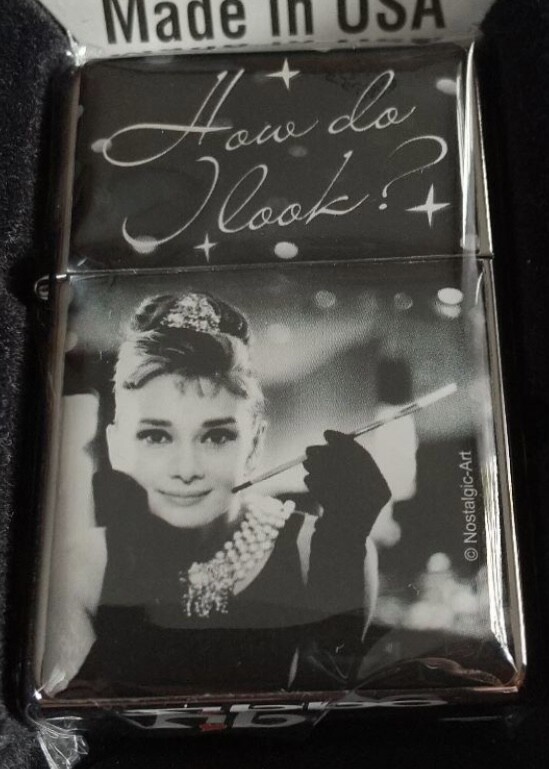 Audrey Hepburn 2014 Black Zippo Lighter JP | eBay