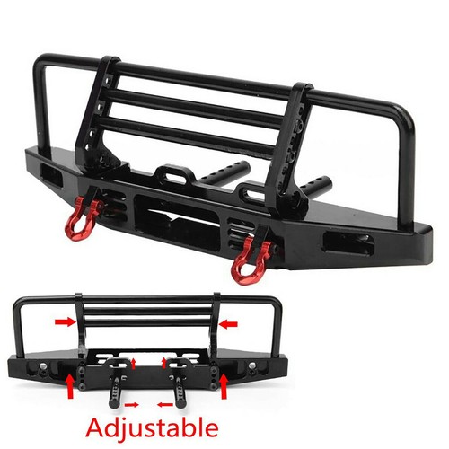 Metal Front Bumper TRAXXAS for Tamiya TRX4 AXIAL SCX10 II Redcat Gen8 CC01 RC4WD - Picture 2 of 6