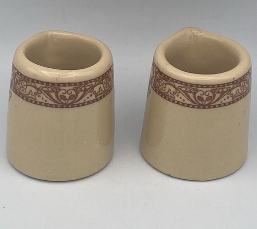 2x Vintage Inca Ware Restaurant Creamer Shenango China New Castle PA  2" Tall - Bild 3 von 8