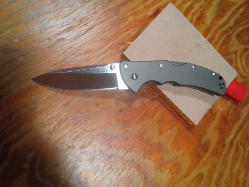 cold steel code4 spearpoint s35vn aluminum handle