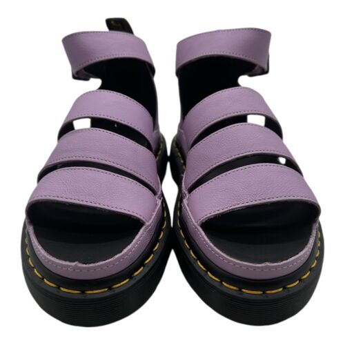 Dr. Martens Clarissa II Quad Sandals Women's Size 10 Lilac Purple Chunky Leather - Picture 4 of 10