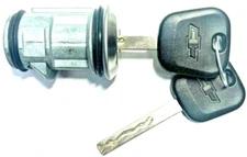 For Chevy GM Spare Tire Lock Key Cylinder Assembled 2 Chevy logo Keys 7023873