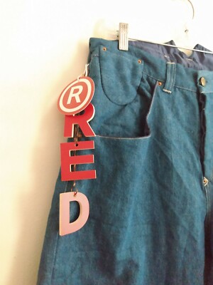 Super Rare Levis red 2014 fishtail silk lined Picker! M Super Rare Levis red 2014 fishtail silk lined Picker! M