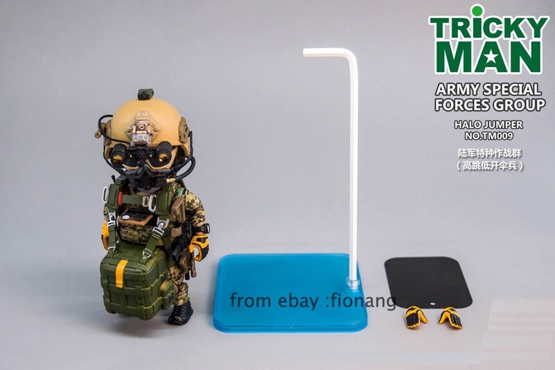 FigureBase 6 inches TRICKYMAN Series HALO Paratroops TM009
