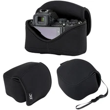 JJC Neoprene Pouch Case Bag for Canon EOS R50 +RFS 18-45mm Lens/ RF 50mm 1.8 STM