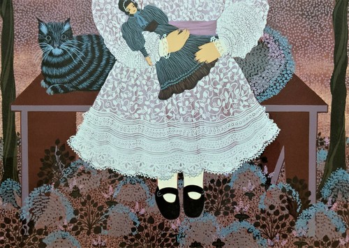 Hermoso estampado a prueba de artista de una niña y muñeca Patricia Barton (b.1920) - Imagen 7 de 12