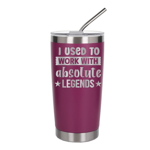 Taza térmica de acero inoxidable grabada 500 ml I Used to Work with Absolute Legends - Imagen 24 de 61