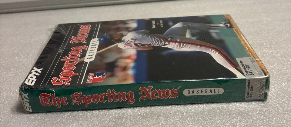 Sporting News Baseball Commodore 64 Epyx Complete  Untested - Image 3 of 4