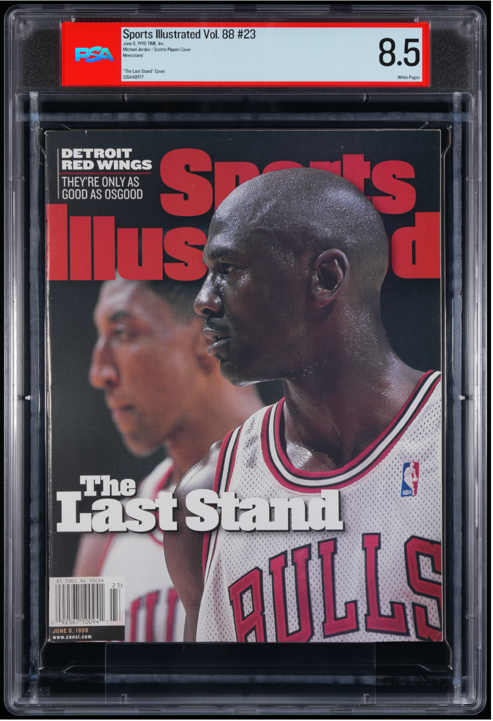 1998 SPORTS ILLUSTRATED NEWSSTAND MICHAEL JORDAN/SCOTTIE PIP