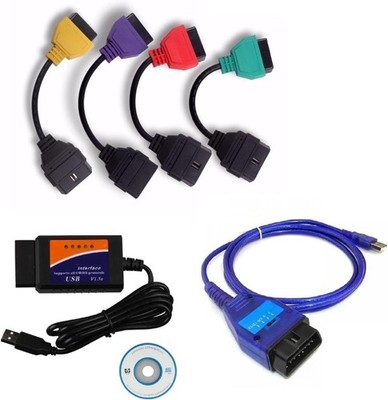 Multi ECU multiecus ecuscan für italienische CAN327 Komplettes fiat ecuscan