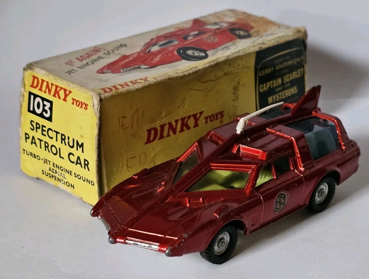 Dinky 103, Spectrum Patrol Car - Free Price Guide & Review