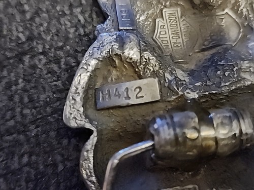 HARLEY DAVIDSON Belt Buckle 1991 BARON Thundering Steel *16D* - Picture 9 of 10