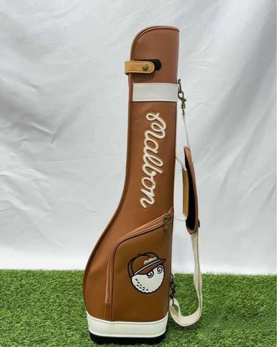 Malbon Golf Bucket Half Bag club stand Green White Green 3 type New Japan - Picture 6 of 10