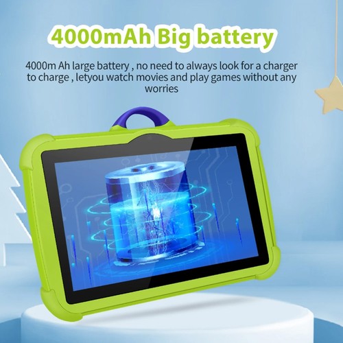 2025 Kids Tablet 7 Inch, Android, 4GB+64GB Storage, Bundle, WIFI, Free Case - Picture 7 of 24