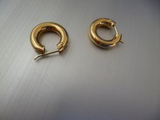 750 gelb Gold Creolen Ohrringe Ohrschmuck