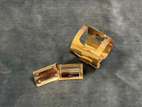 Gold Vandoren Paris Optimum Ligature for Hard Rubber Tenor Sax Mpcs