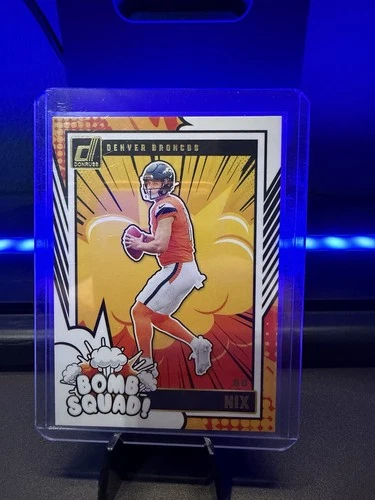 2024 Panini Donruss - Bomb Squad Bo Nix #27 (RC)