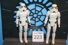 #223 VINTAGE STAR WARS LOOSE FIGURES 2 PACK STORMTROOPER GMFGI 1977 HK KENNER
