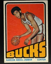 1972-73 Topps - #100 - Kareem Abdul-Jabbar   Poor condition