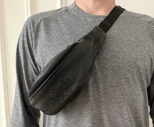 De Sede Black Leather Fanny Pack Waist Bag - Picture 15 of 18