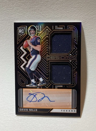 Davis Mills 2021 Obsidian RPA 74/99 RJI-DM - Houston Texans