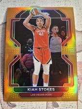 2022 Panini Prizm WNBA #108 Kiah Stokes Orange /49