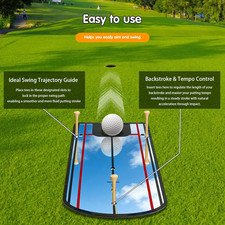 Putting Mirror Alignment Aid Golf Practice Tool
