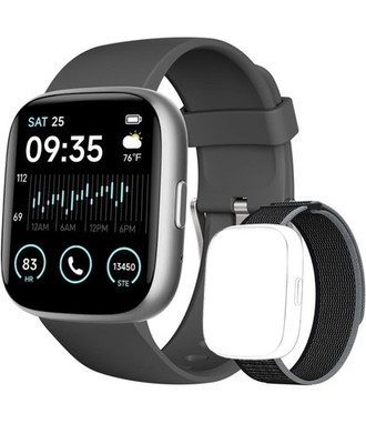 TOOBUR Smart Watch For Men/Women Alexa Built In Waterproof IP68 Fitness Tracker