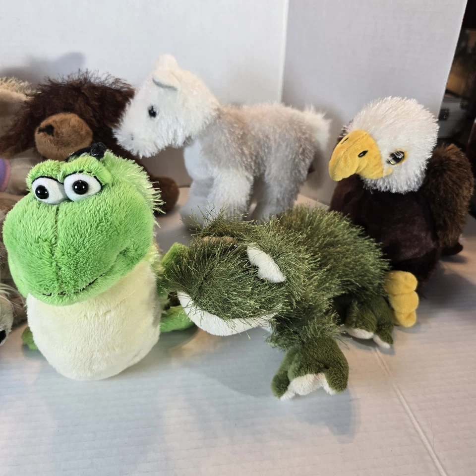 Webkinz Lil Kinz Lot Of 10 No Codes Plush Only Frog, Duck, Deer, Eagle Etc - Image 3 of 4
