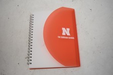 The Durham School Spiral Notebook Lined Wirebound Orange Cover 6 x 8.5" 86 Pack
