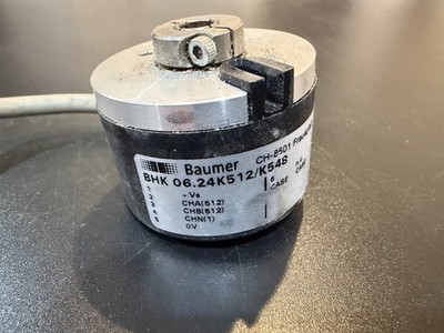 BAUMER BHK06.24K512/K548 Incremental Encoder 512 PPR 10-30V  *USED*