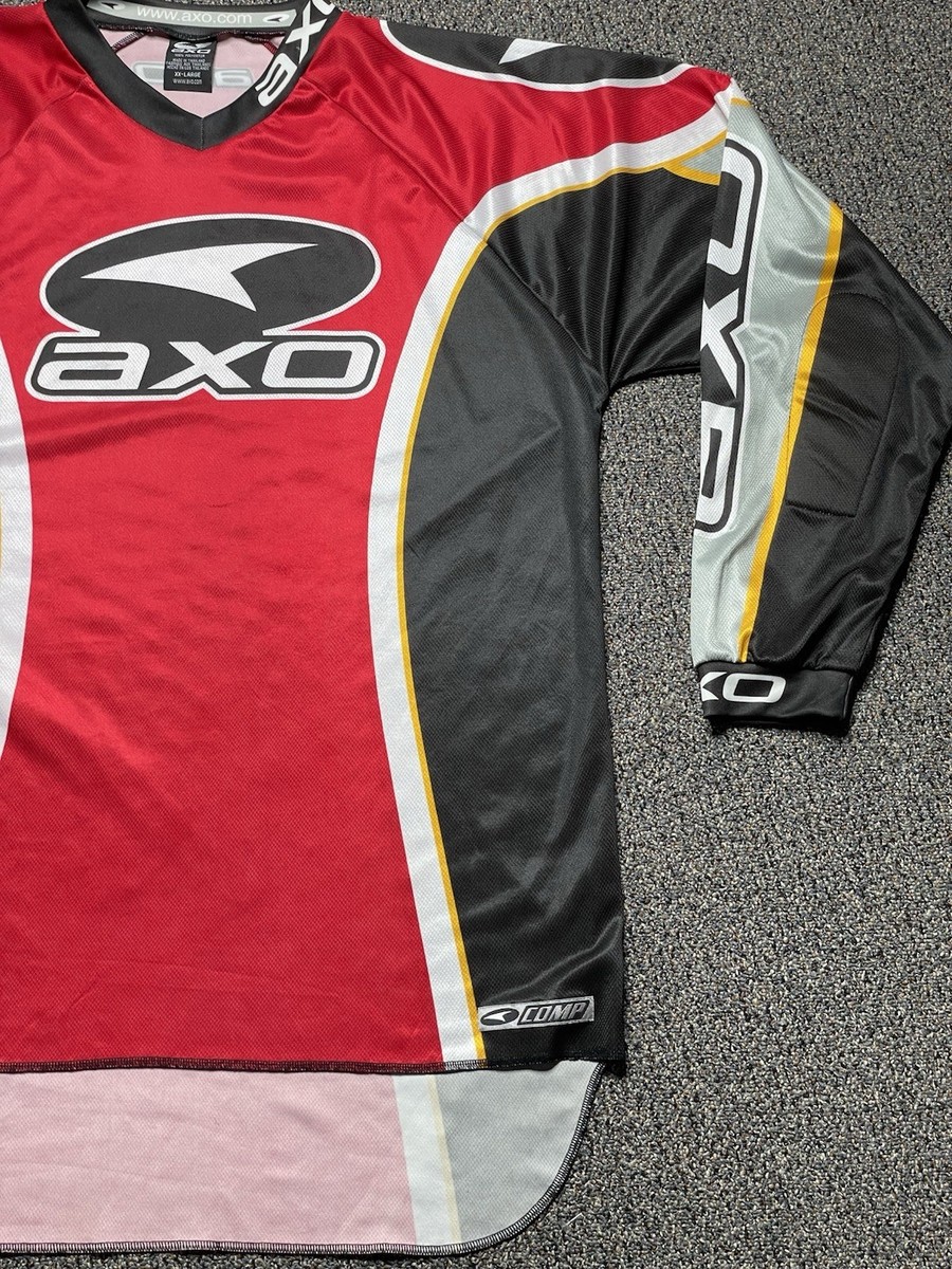 AXO Jersey XXL Red Black Motocross Supercross Biker Racing MX