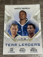 2010-11 Panini Rookies & Star Love / Beasley / Webster Team Leaders Gold /499