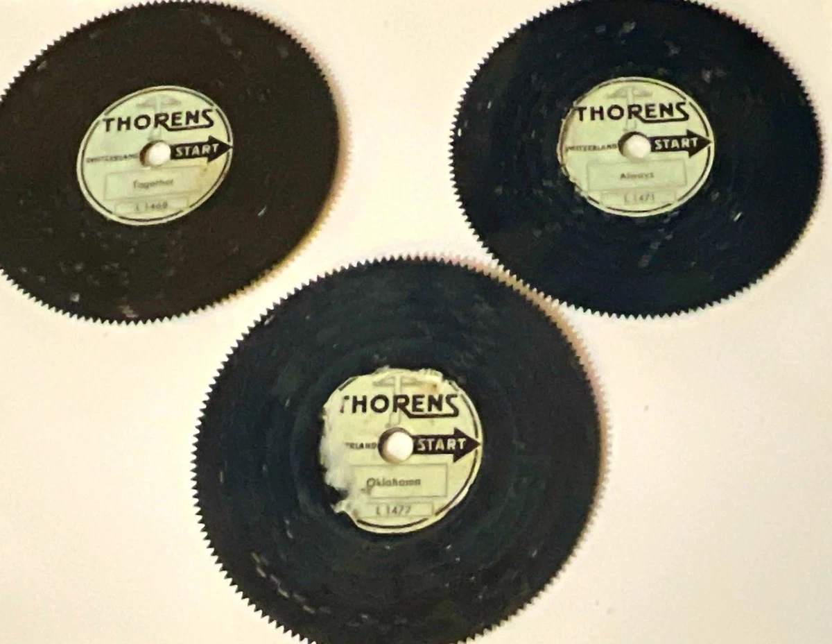 Thorens Disc In Collectible Music Boxes (1940-1970) for sale | eBay