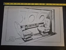 Dassault Falcon 50 Interior Drawing Will Be Professionally Packaged