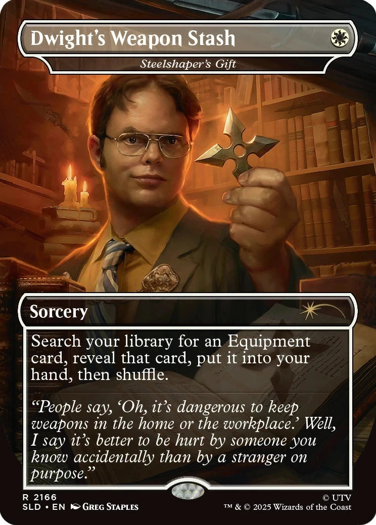 MTG The Office: Dwight's Destiny　非foil MTG Secret Lair Secret Scare Superdrop The Office Dwight's Destiny