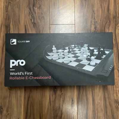 Square Off Pro Rollable Electronic E-Chessboard Set,(Opened But Not Used)