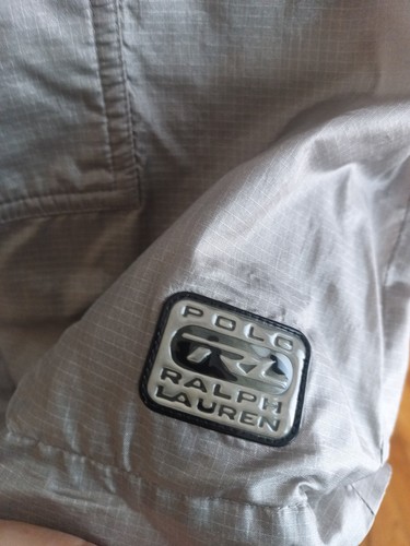 VTG Polo Ralph Lauren Silver Metalic Jacket 80s Hip Hop L Rare OG Windbreaker - Picture 5 of 7