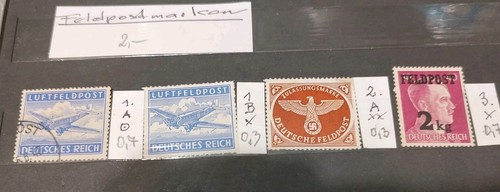 Deutschland, Militärluftpost, Paket, Feldpost Briefmarken - Bild 1 von 1