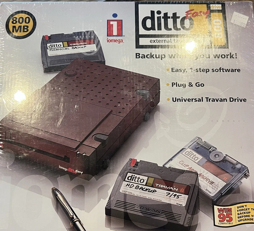 Iomega Ditto Easy 800  External Tape Drive NEW and sealed  - Image 3 of 3