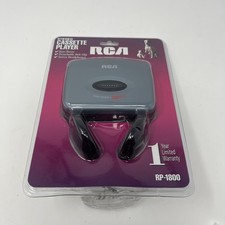 Sealed RCA Cassette Player w/Stereo Headphones Walkman RP1800 Vintage NOS