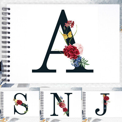 Monogramm Deko Buchstabe A3/A4/A5 Alphabet Sammelalbum Fotoalbum Erinnerung Geschenk