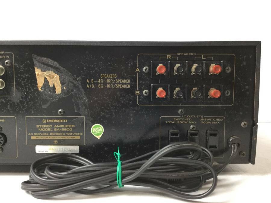 Pioneer SA-8800 Stereo Amplifier used | eBay