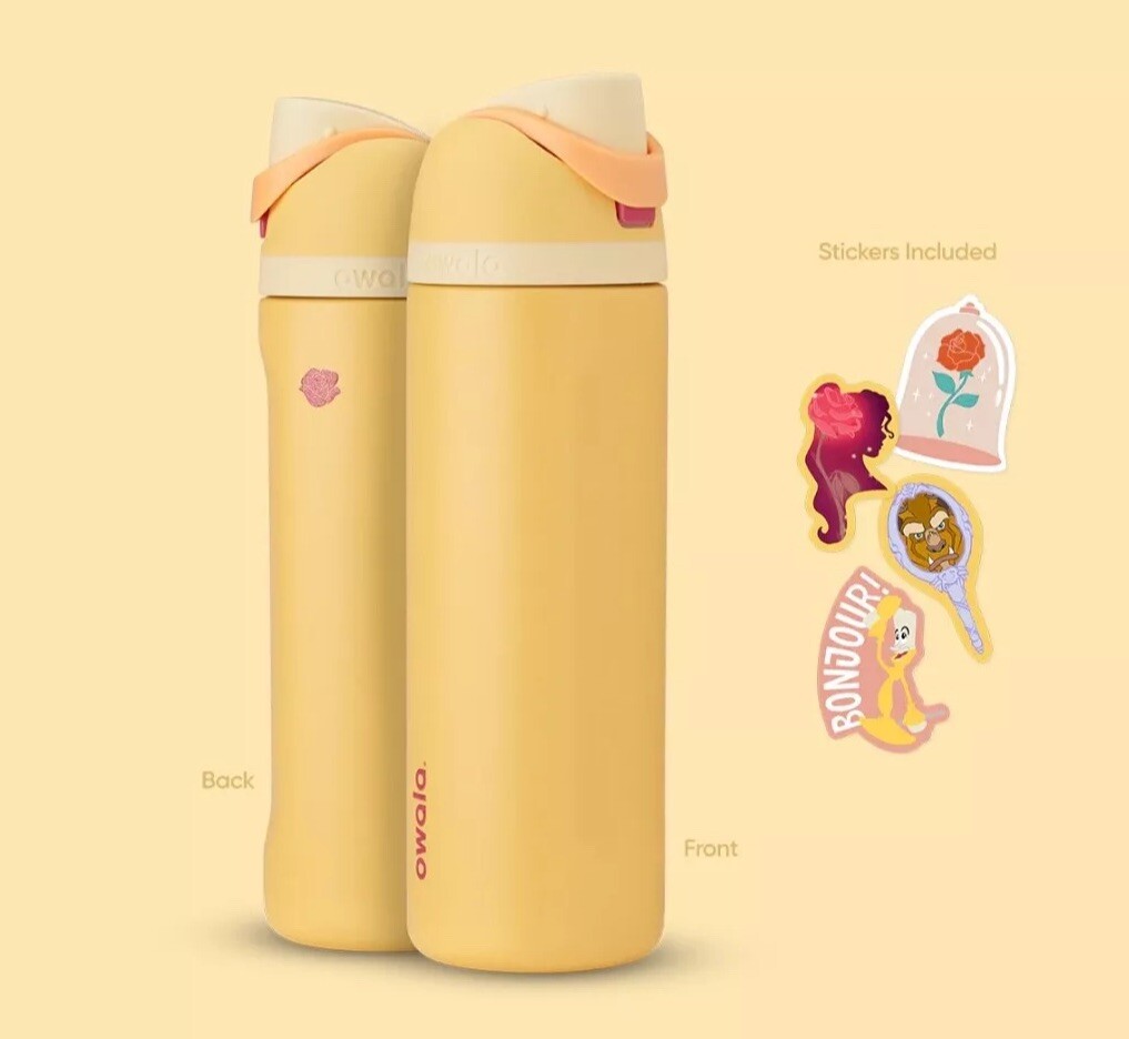 owala オワラ freesip ディズニープリンセス 美女と野獣 Owala Belle Beauty and the Beast Disney Princess 24 oz