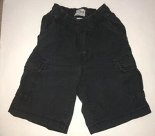 2 Pair Of Boys Childrens Place Shorts Size 6 Blue And Dark Gray