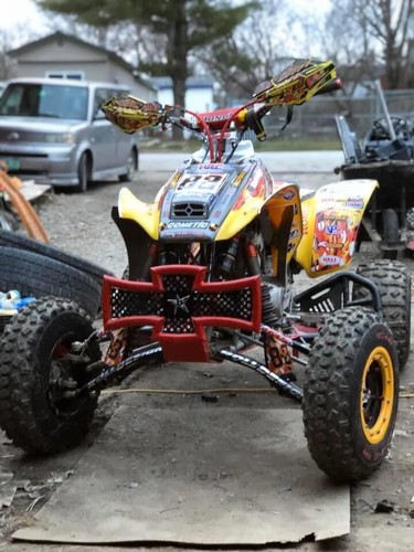 Billet Aluminum Grille For Honda TRX 250R Maier Scooped Hood 400ex trx250r - Picture 9 of 11